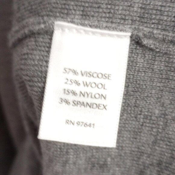 J. Jill Heather Grey Long Sleeved Knit Dress - Picture 7 of 8